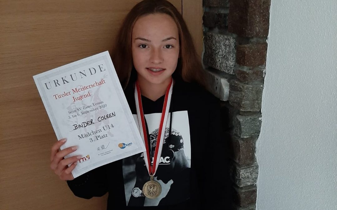 Coleen Binder holt Bronze bei den U14-Landesmeisterschaften
