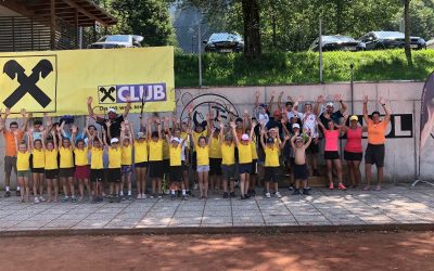 Spiel, Spaß und Training beim Tenniscamp 2021